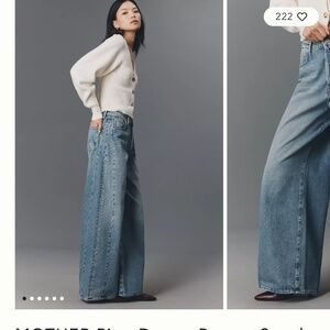 NWT Mother Pipe Dream Button Sneak Jeans